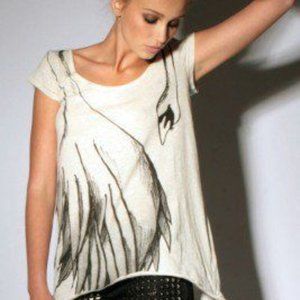 Swan Iron Fist baby doll shirt